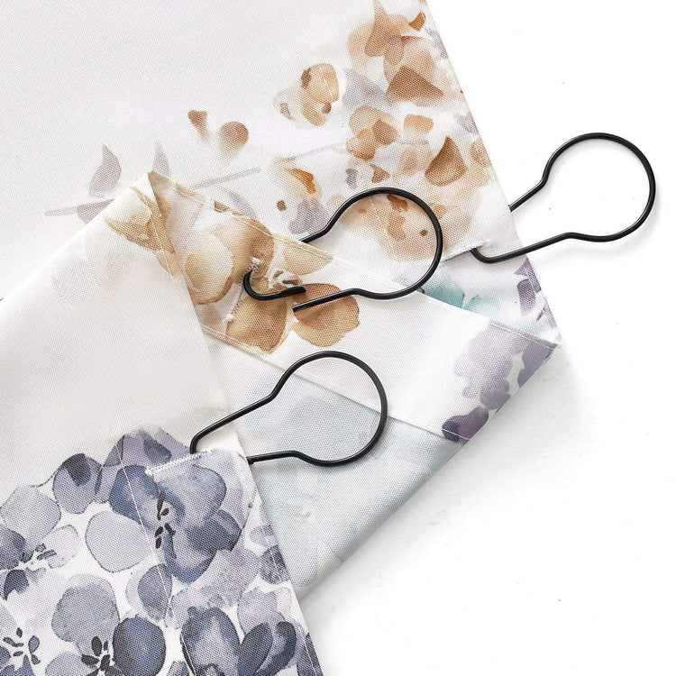 Vintage Hydrangea Floral Shower Curtain - Jinchan Home