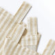 
                    
                      Striped Tab Top Linen Kitchen Curtains - Jinchan Home
                    
                  