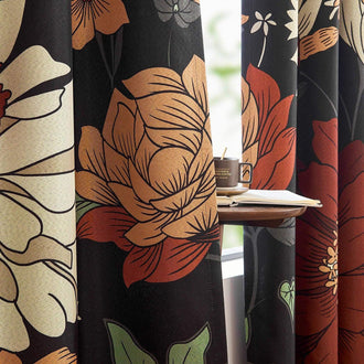 
                    
                      Hannah Floral Blackout Curtains - Jinchan Home
                    
                  