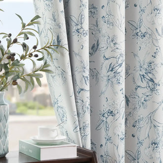 
                    
                      Hand-Drawn Sketch Floral Linen Curtains - Jinchan Home
                    
                  