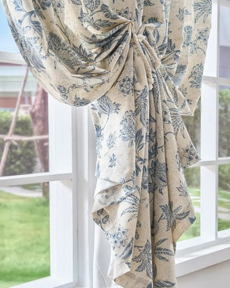 
                    
                      Vintage Botanical Vine Linen Curtains - Jinchan Home
                    
                  