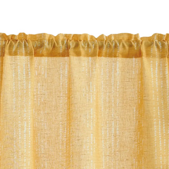 
                    
                      Dark Boho Stripe Linen Kitchen Curtains - Jinchan Home
                    
                  