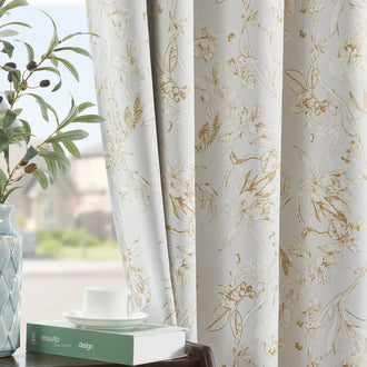 
                    
                      Hand-Drawn Sketch Floral Linen Curtains - Jinchan Home
                    
                  