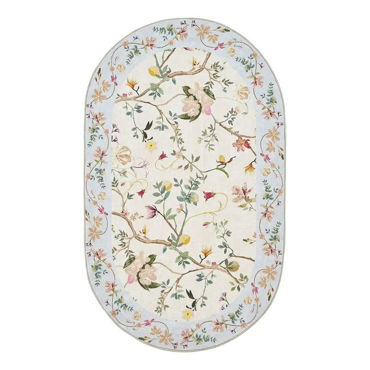 Floral Vine Rug - Jinchan Home