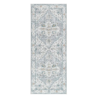 
                    
                      Vintage Persian-Style Distressed Area Rug - Jinchan Home
                    
                  