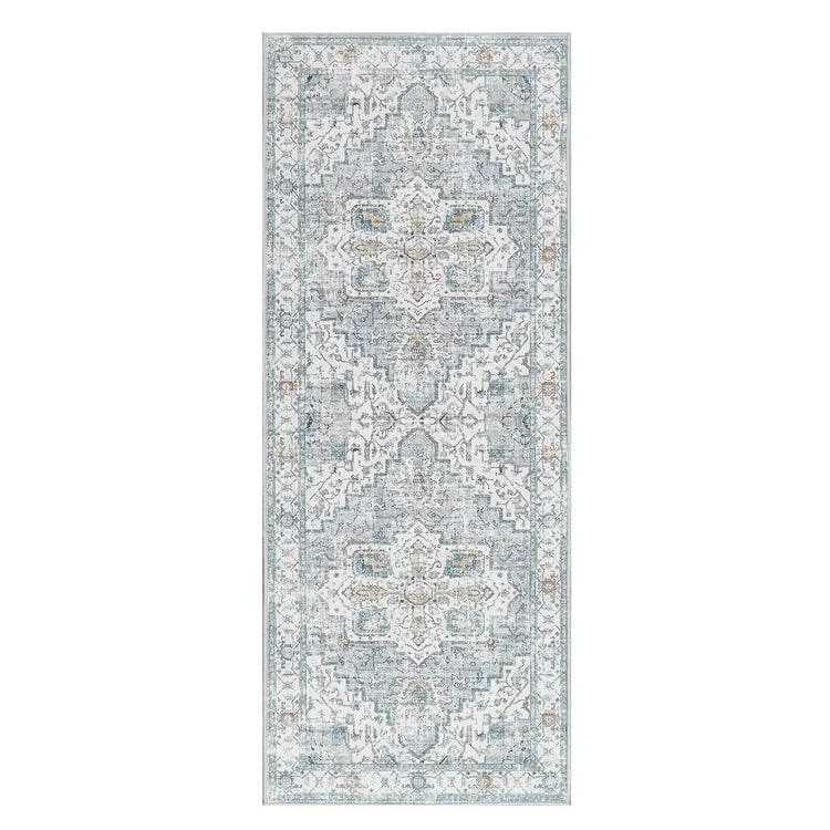 Vintage Persian-Style Distressed Area Rug - Jinchan Home