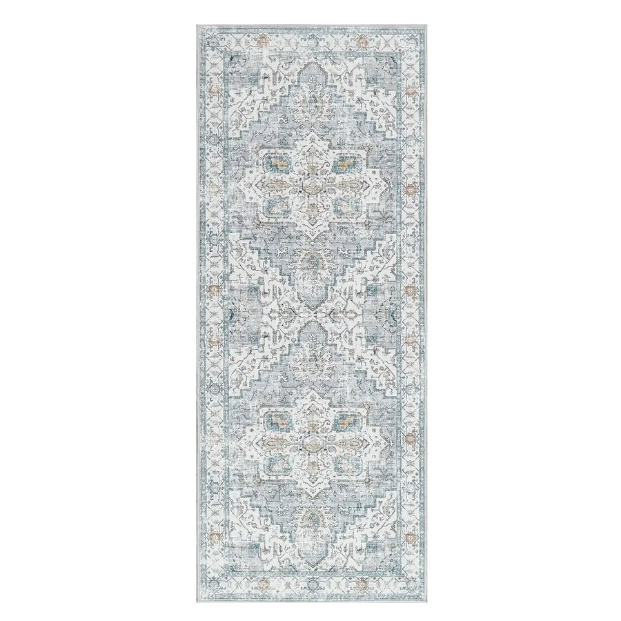 Vintage Persian-Style Distressed Area Rug - Jinchan Home