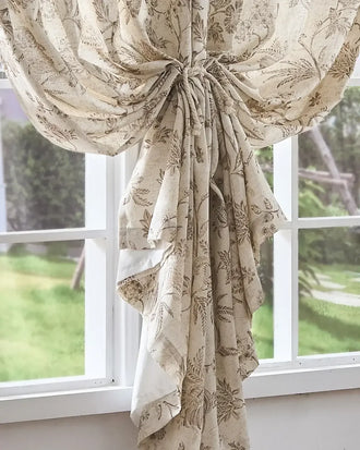 
                    
                      Vintage Botanical Vine Linen Curtains - Jinchan Home
                    
                  