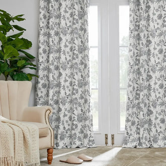 
                    
                      Botanical Vine Brushstroke Curtains - Jinchan Home
                    
                  