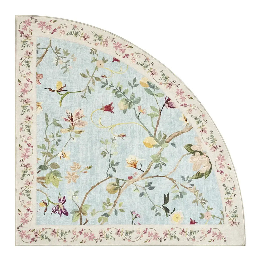 Floral Vine Rug - Jinchan Home