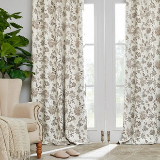 
                    
                      Botanical Vine Brushstroke Curtains - Jinchan Home
                    
                  