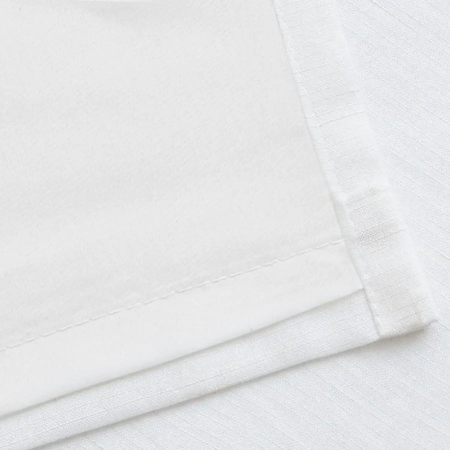 Light Solid Lined Kitchen Curtains - Jinchan Home