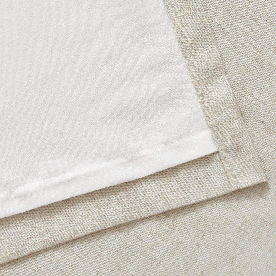 Light Solid Lined Kitchen Curtains - Jinchan Home