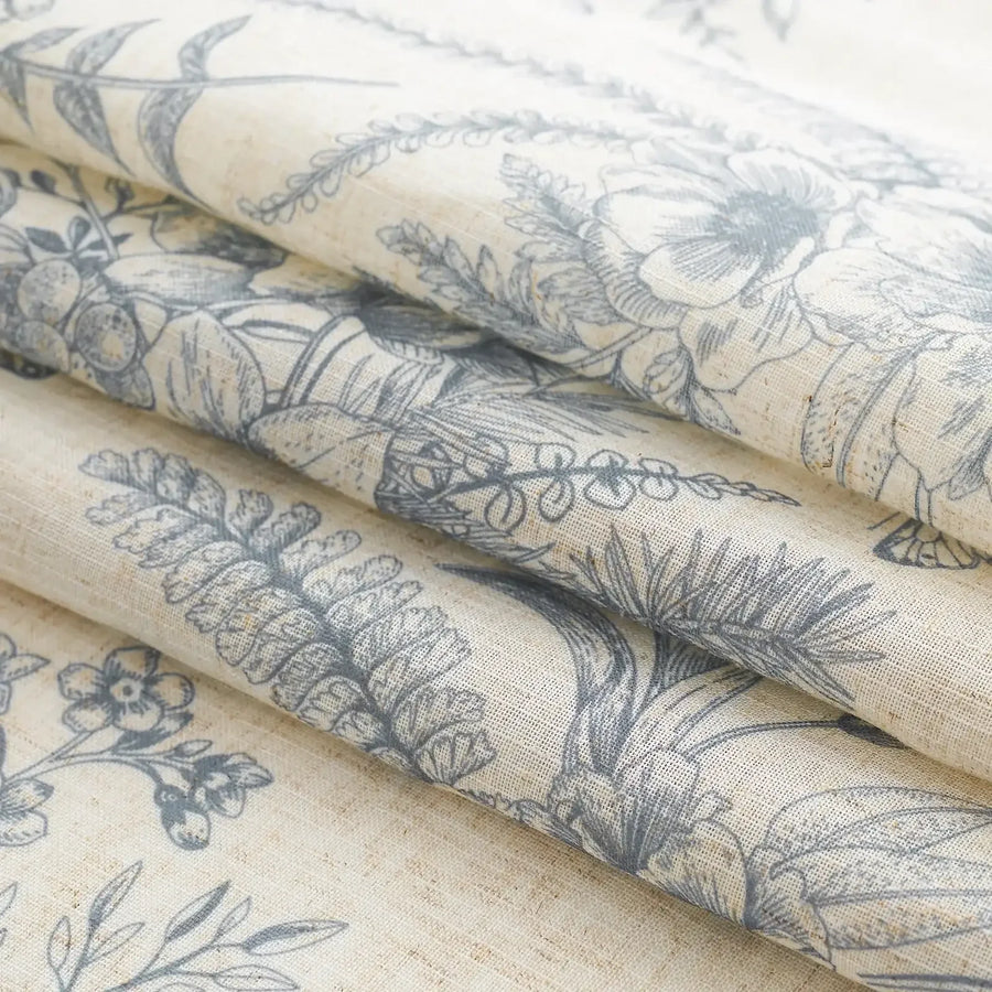 Butterfly Romance Rod Pocket Kitchen Curtains - Jinchan Home