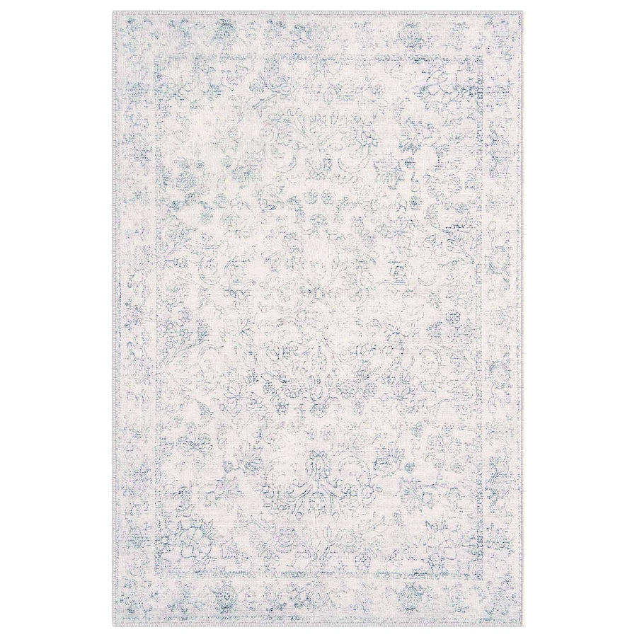 Vintage Distressed Floral Area Rug - Jinchan Home