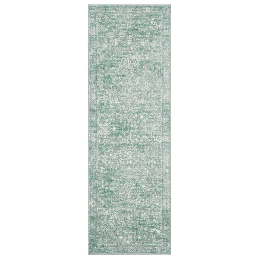 Vintage Distressed Floral Area Rug - Jinchan Home