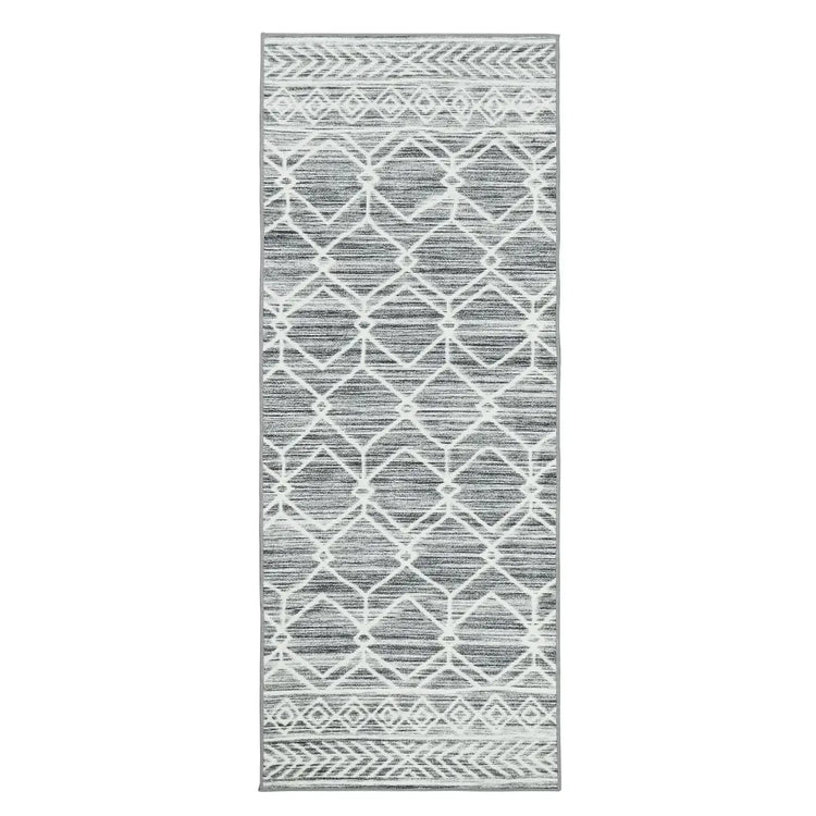 Moroccan Diamond Geometric Rug - Jinchan Home