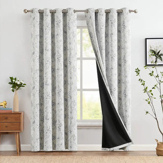 
                    
                      Hand-Drawn Sketch Floral Linen Curtains - Jinchan Home
                    
                  