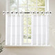 
                    
                      Solid Linen Blend DIY Tie-Top Kitchen Curtains - Jinchan Home
                    
                  