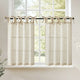 
                    
                      Solid Linen Blend DIY Tie-Top Kitchen Curtains - Jinchan Home
                    
                  