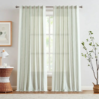 
                    
                      Ticking Stripe 3-in-1 Curtains - Jinchan Home
                    
                  