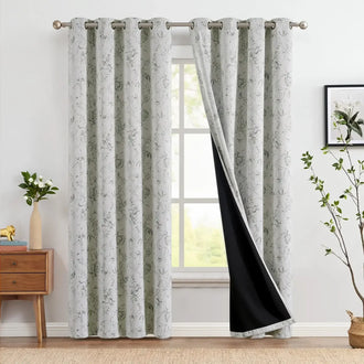 
                    
                      Hand-Drawn Sketch Floral Linen Curtains - Jinchan Home
                    
                  