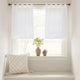 
                    
                      Solid Linen Tab-Top Sheer Kitchen Curtains - Jinchan Home
                    
                  