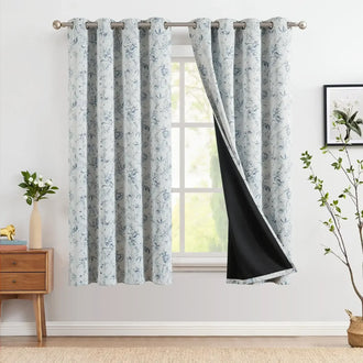 
                    
                      Hand-Drawn Sketch Floral Linen Curtains - Jinchan Home
                    
                  
