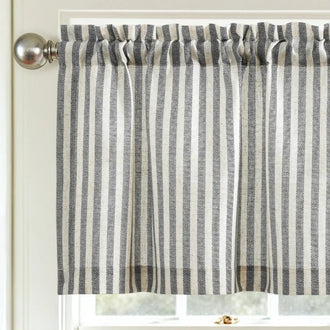 
                    
                      Linen Vertical Stripe Valance - Jinchan Home
                    
                  