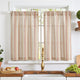 
                    
                      Colorful Striped Linen-Blend Kitchen Curtains - Jinchan Home
                    
                  
