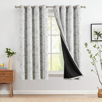 
                    
                      Hand-Drawn Sketch Floral Linen Curtains - Jinchan Home
                    
                  