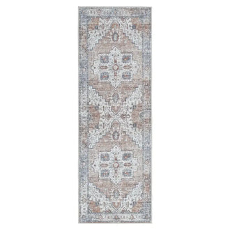 
                    
                      Vintage Persian-Style Distressed Area Rug - Jinchan Home
                    
                  