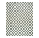 Modern Checkered Geometric Area Rug - Jinchan Home