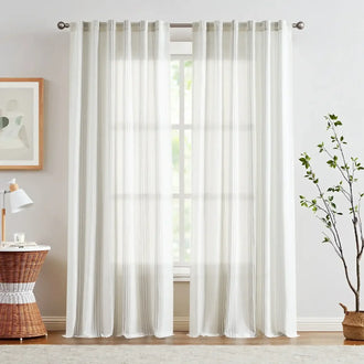 
                    
                      Ticking Stripe 3-in-1 Curtains - Jinchan Home
                    
                  
