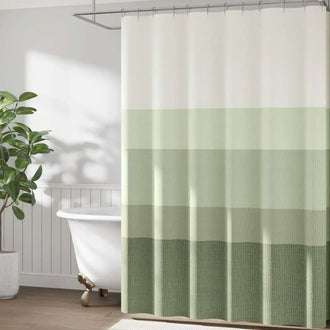 
                    
                      Gradient Striped Textured Shower Curtain - Jinchan Home
                    
                  