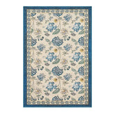 Vintage Floral Butterfly Botanical Area Rug - Jinchan Home