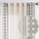 
                    
                      Embroidered Boho Ikat Geometric Curtains - Jinchan Home
                    
                  