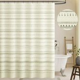 Tribal Geometric Striped Shower Curtain - Jinchan Home
