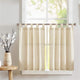 
                    
                      Striped Tab Top Linen Kitchen Curtains - Jinchan Home
                    
                  