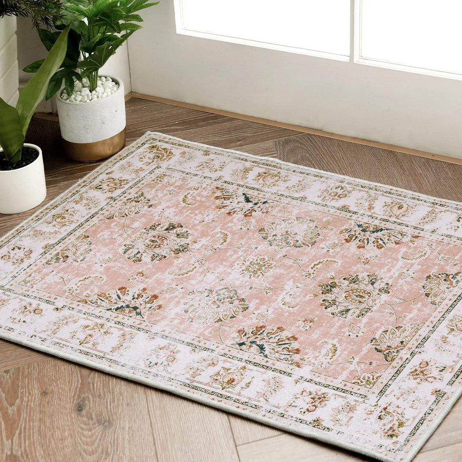 Vintage Medallion Floral Rug - Jinchan Home