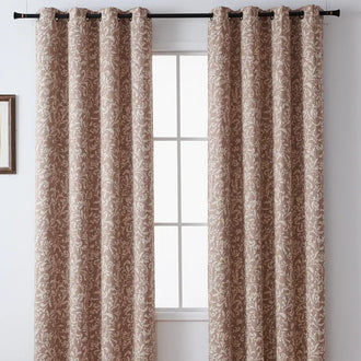 
                    
                      Vintage Scrollwork Damask Curtains - Jinchan Home
                    
                  