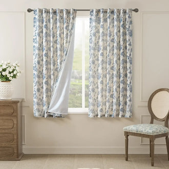 
                    
                      Vintage Botanical Vine Linen Curtains - Jinchan Home
                    
                  