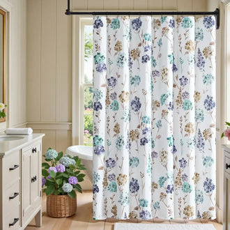 
                    
                      Vintage Hydrangea Floral Shower Curtain - Jinchan Home
                    
                  