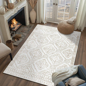 
                    
                      Moroccan Berber Geometric Area Rug - Jinchan Home
                    
                  
