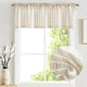 
                    
                      Twill Stripe Poly-Linen Rod-Pocket Valance - Jinchan Home
                    
                  