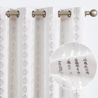 Boho Geometric Stripe Curtains - Jinchan Home