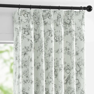 
                    
                      Botanical Birds Jouy Curtains - Jinchan Home
                    
                  
