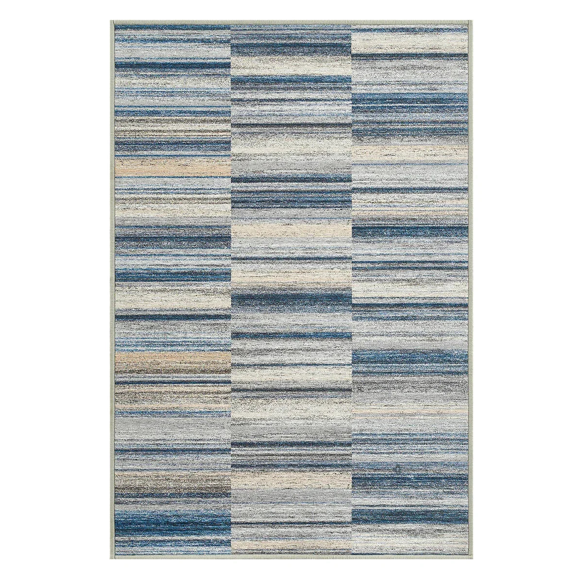 Striped Patchwork Area Rug - Jinchan Home