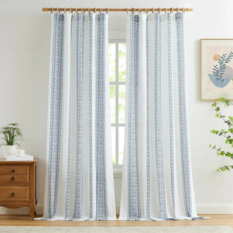 
                    
                      Boho Geometric Jacquard Striped Curtains - Jinchan Home
                    
                  