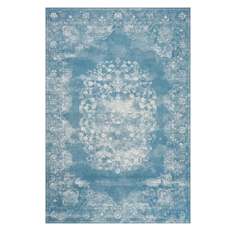 Faded Persian Medallion Area Rug - Jinchan Home